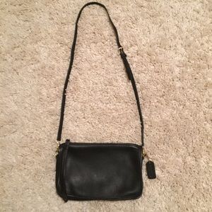 Black Leather Coach Bag